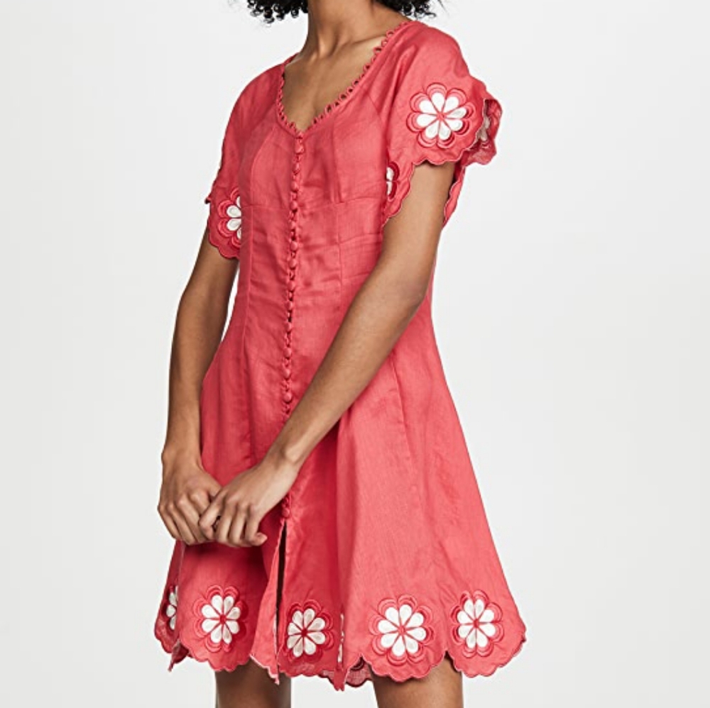 Innika Chou Madonna Phulmun Button Down Tea Dress